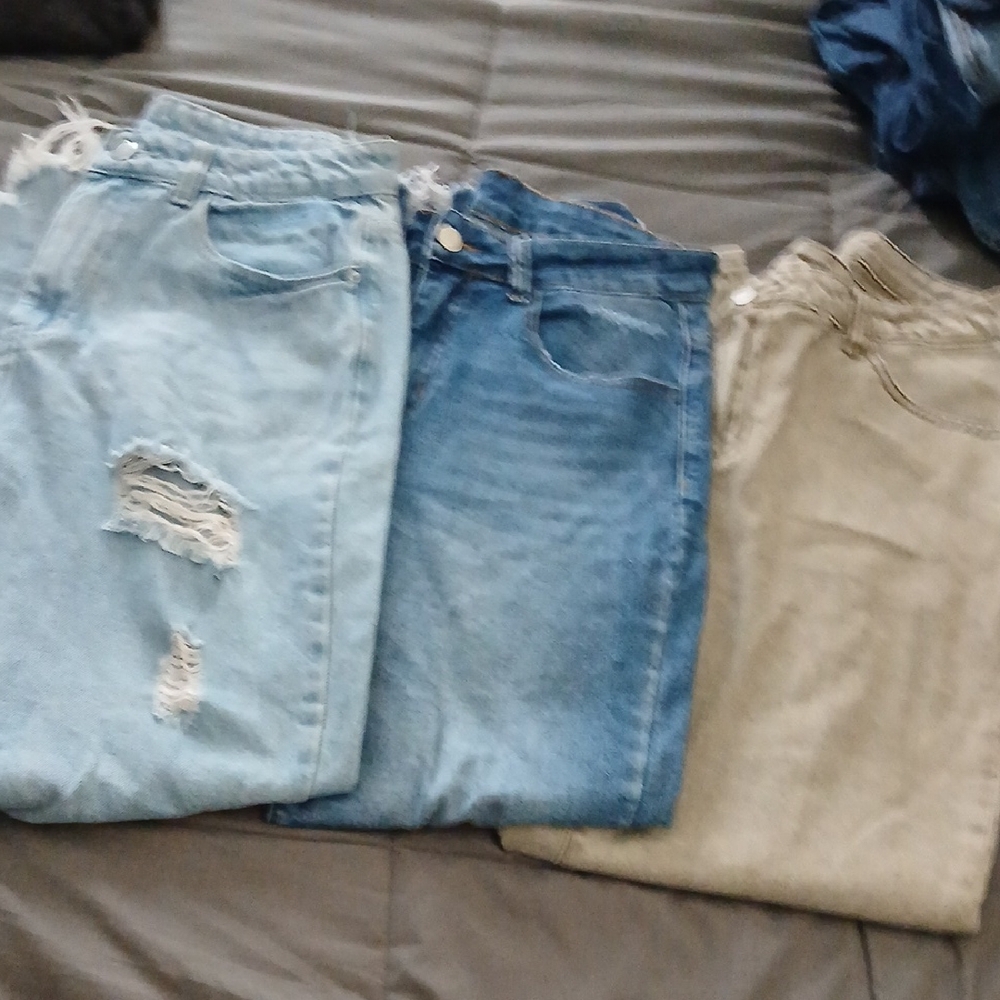 SHEIN Blue Denim Jeans